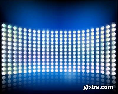 Vector Stages & Spot Lights 25xEPS