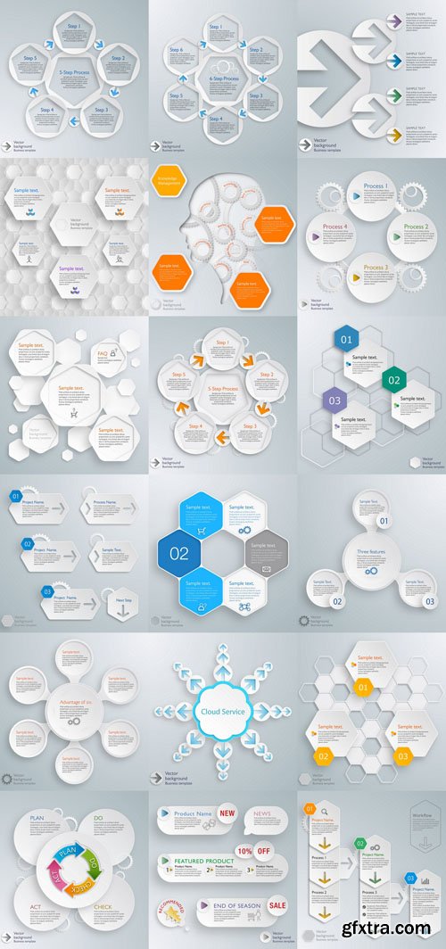 Infographics Elements #11 - 25 AI