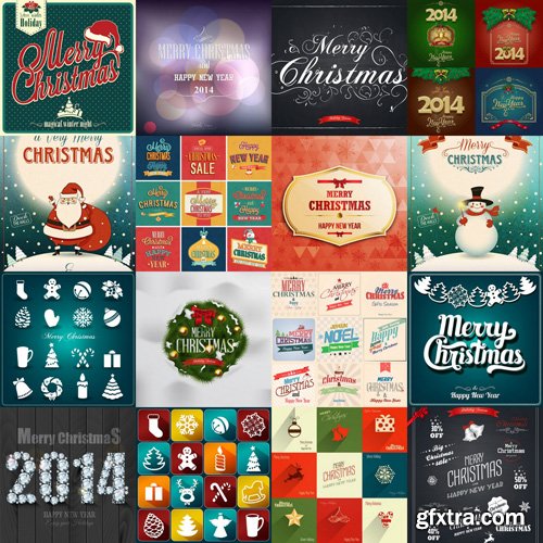 Christmas Design Elements #2 - 25 Vector