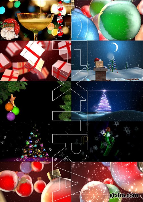 GFXTRA Merry Christmas After Effects Pack 4