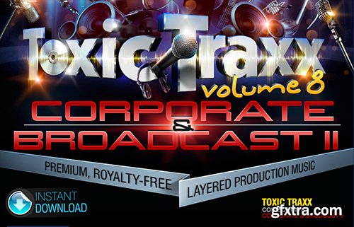 Digital Juice Toxic Traxx 8: Corporate and Broadcast II (Layered Production Music Library)