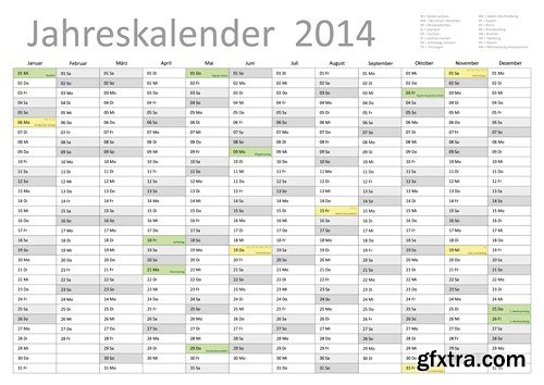 2014 Calendar Collection - 25 EPS, AI