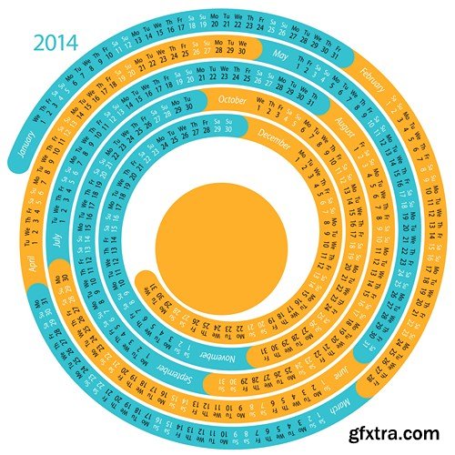 2014 Calendar Collection - 25 EPS, AI