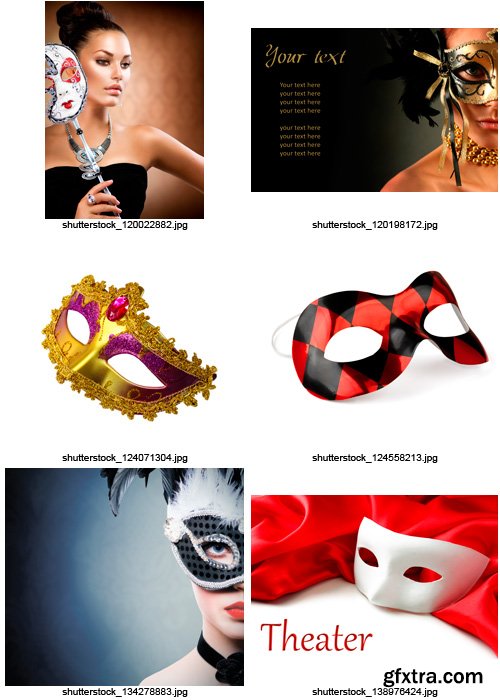 Amazing SS - Carnival Masks 2, 25xJPGs