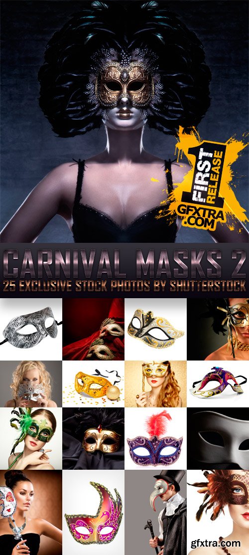 Amazing SS - Carnival Masks 2, 25xJPGs