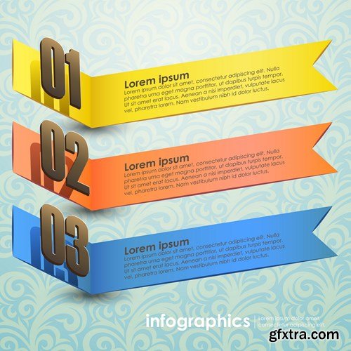 Collection of infographics vol.42, 25xEPS