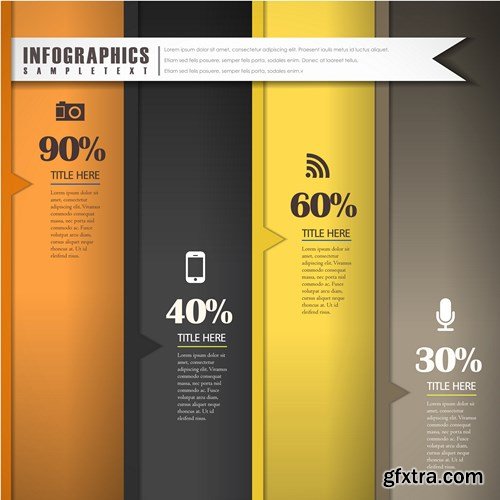 Collection of infographics vol.42, 25xEPS