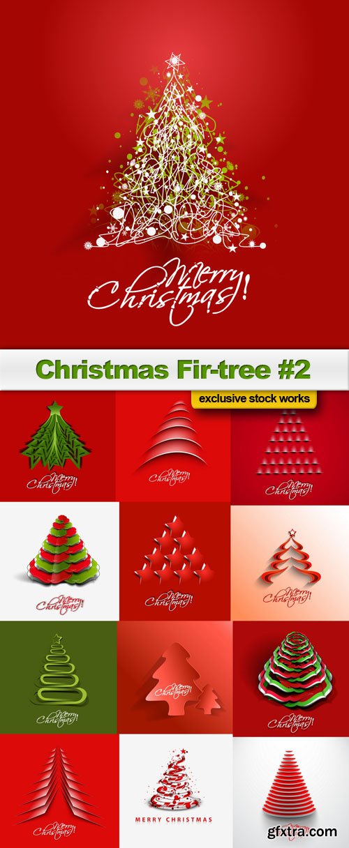 Christmas Fir-tree #2 - 25 EPS