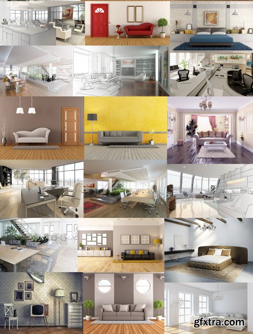 Collection of interiors vol. 7, 25xUHQ JPEG