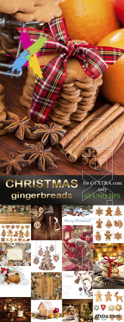 Christmas gingerbreads, 28xJPGs