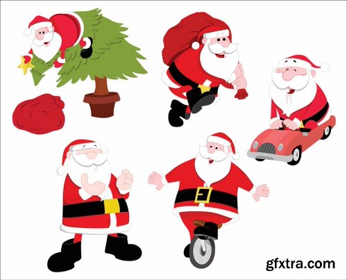 Christmas Santa Vectors