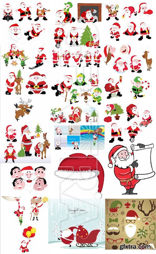 Christmas Santa Vectors