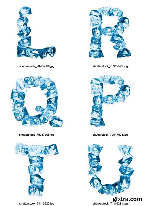 Amazing SS - Ice Alphabet, 40xJPGs