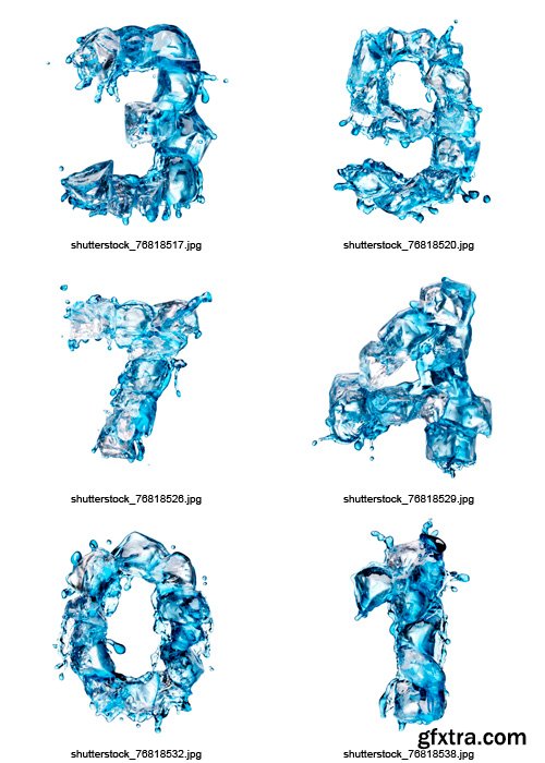 Amazing SS - Ice Alphabet, 40xJPGs