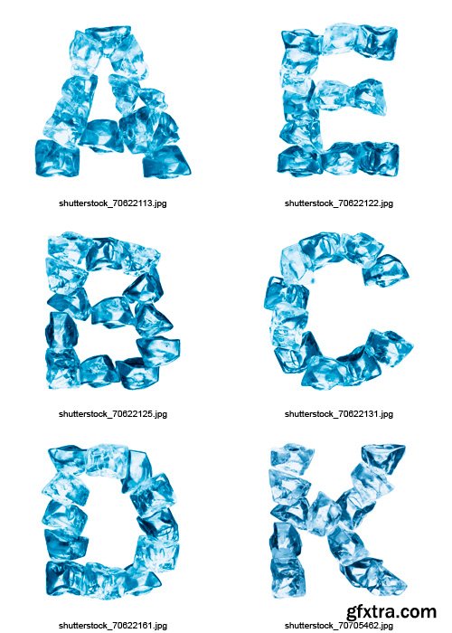 Amazing SS - Ice Alphabet, 40xJPGs