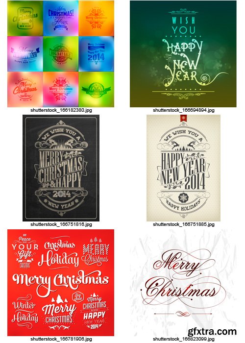 Amazing SS - Xmas Typography, 25xEPS