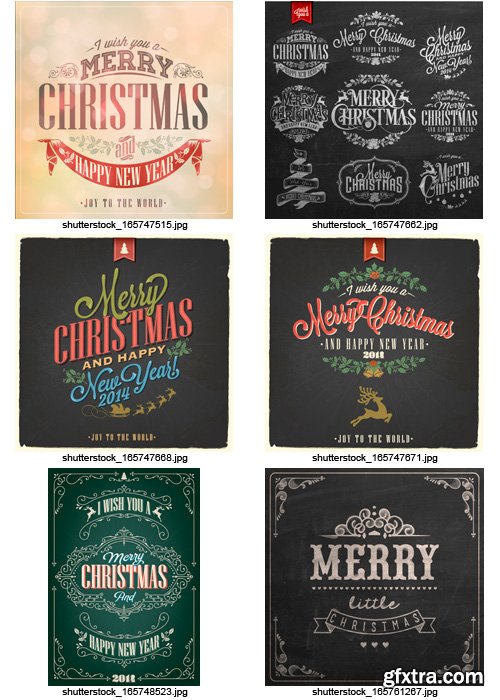 Amazing SS - Xmas Typography, 25xEPS