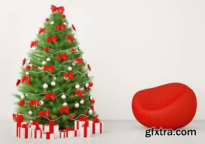 3D Render Christmas Interiors 25xJPG