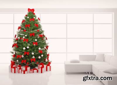 3D Render Christmas Interiors 25xJPG