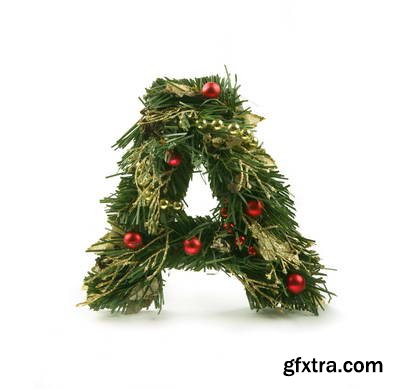 Decorated Pine Alphabets II, 27xJPG