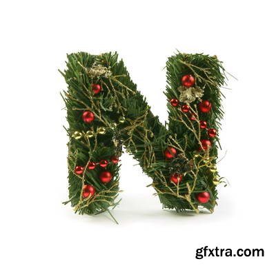 Decorated Pine Alphabets II, 27xJPG