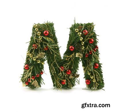 Decorated Pine Alphabets II, 27xJPG