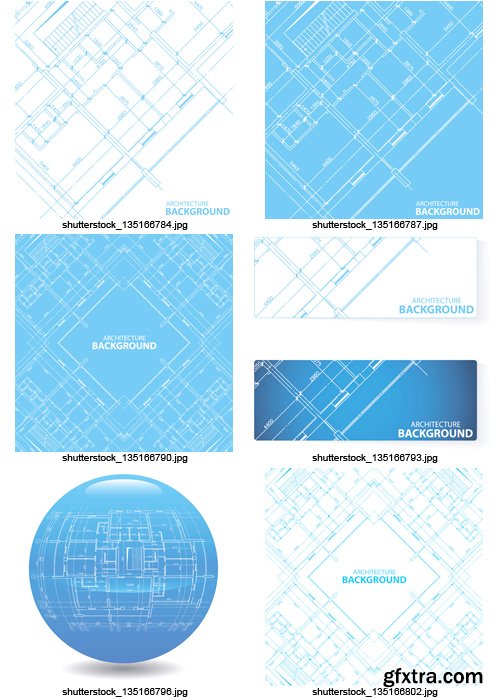 Amazing SS - Architectural Plans, 34xEPS