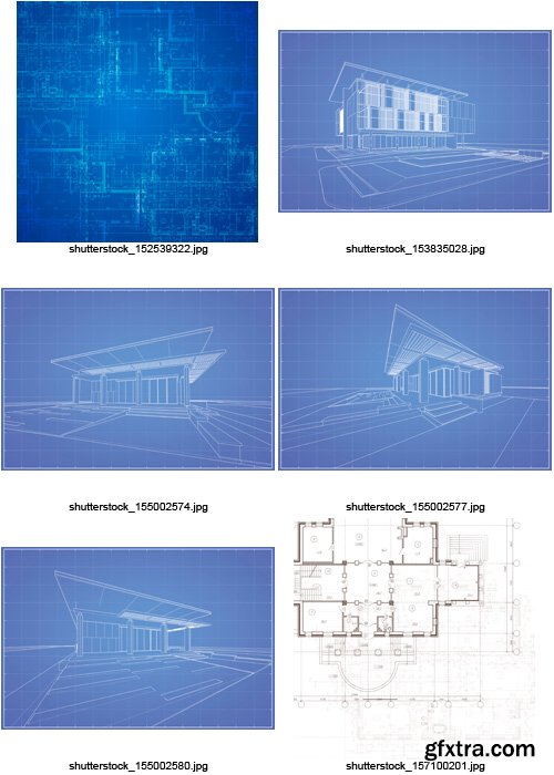 Amazing SS - Architectural Plans, 34xEPS