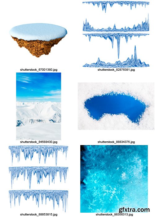 Amazing SS - Snow & Ice Textures, 25xJPGs