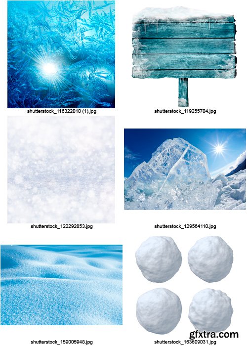 Amazing SS - Snow & Ice Textures, 25xJPGs