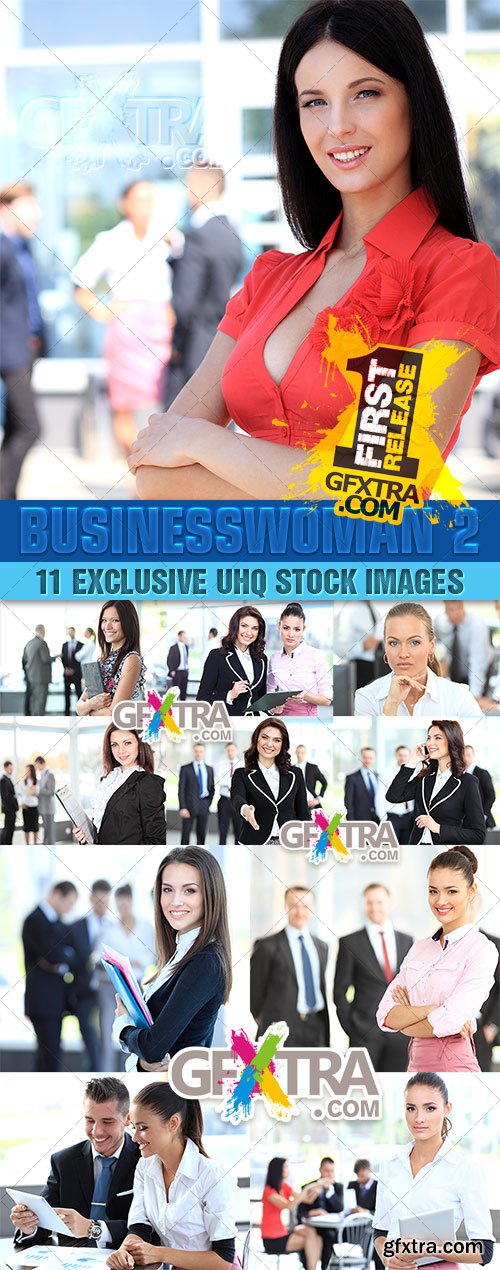 Successful business young woman, PhotoStock