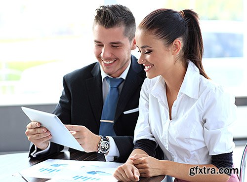 Successful business young woman, PhotoStock