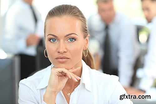 Successful business young woman, PhotoStock