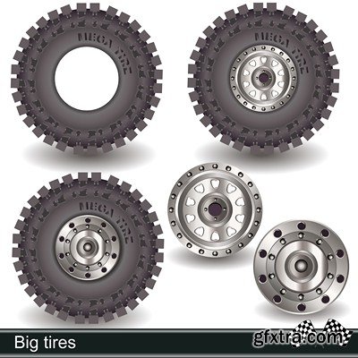 Tires Service Pack - 18x JPEGs + 7 EPS