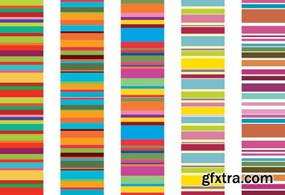 Colored Stripes - 20 EPS + 5 JPEGs