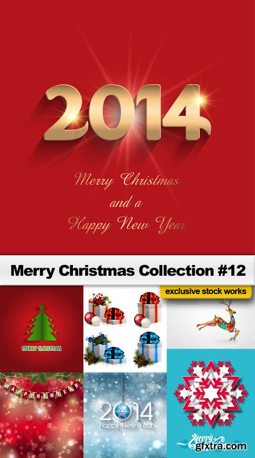 Merry Christmas Collection #12 - 25 EPS, AI