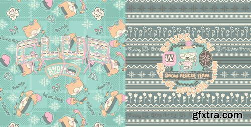 Printing Society - Bubbly Logos and Patterns Collection