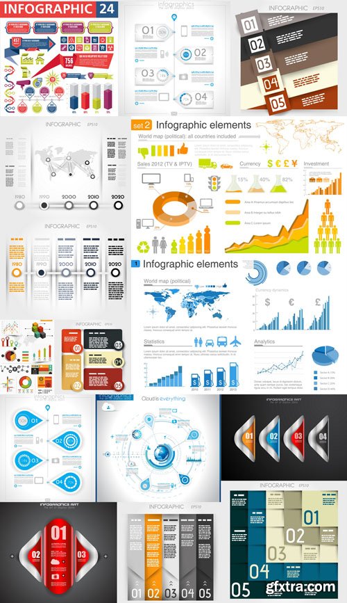 Infographics Elements #16 - 25 EPS