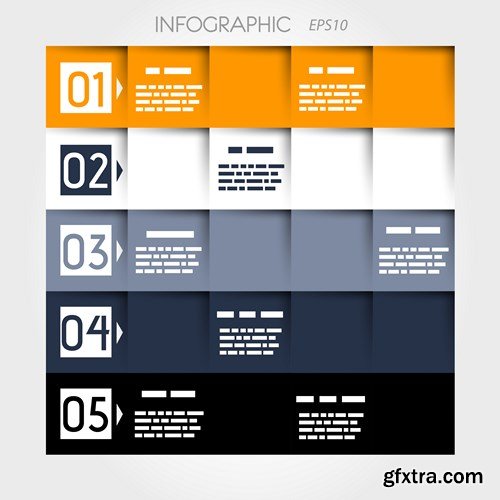 Infographics Elements #16 - 25 EPS