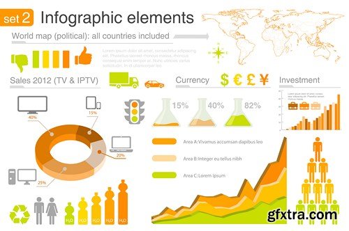 Infographics Elements #16 - 25 EPS