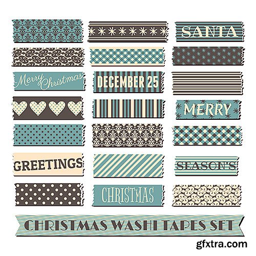 Stickers holiday discounts, Christmas and New Year, 2 - Vector