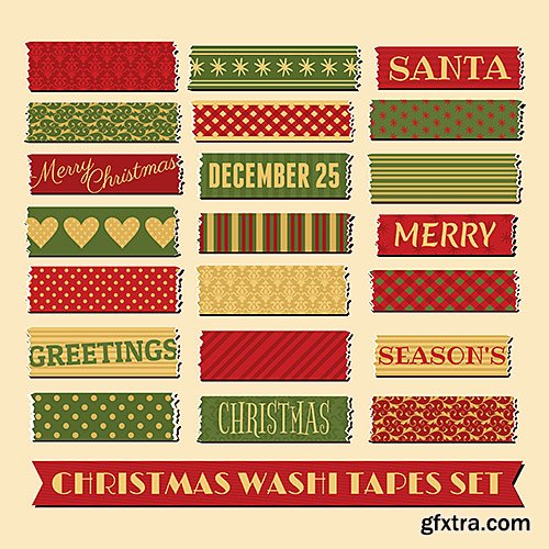 Stickers holiday discounts, Christmas and New Year, 2 - Vector