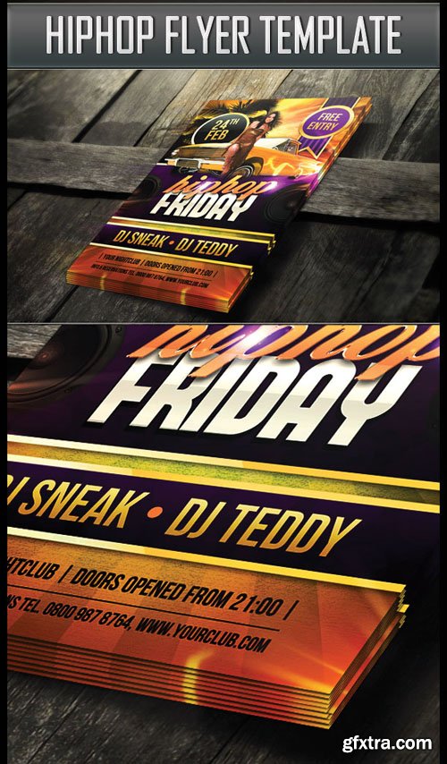 Flyer Template Hiphop