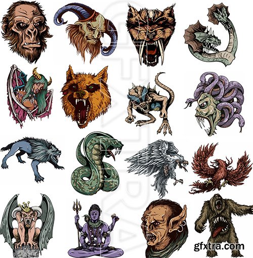 Mythical Creatures Stock Photo Vectors and Illustrations