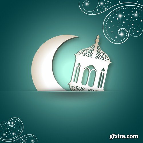 Islamic Background And Banner - 25 Vector