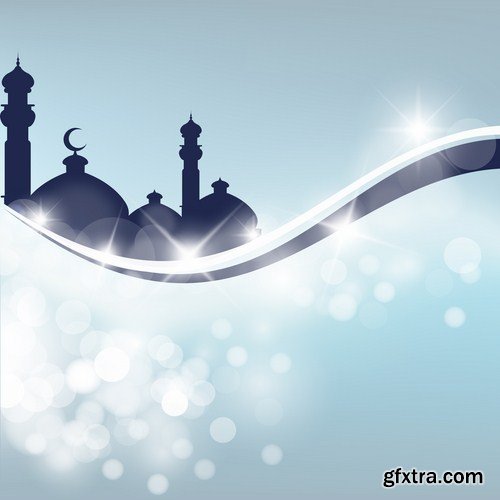 Islamic Background And Banner - 25 Vector