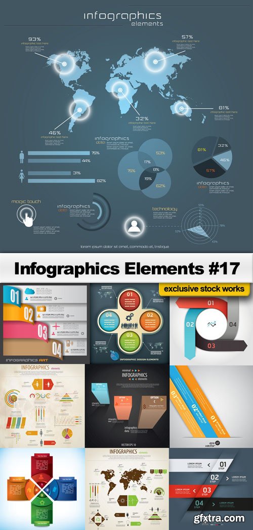 Infographics Elements #17 - 25 EPS