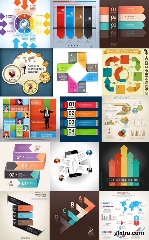 Infographics Elements #17 - 25 EPS