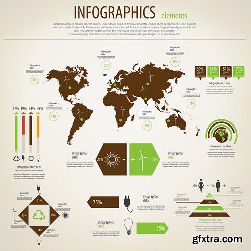 Infographics Elements #17 - 25 EPS