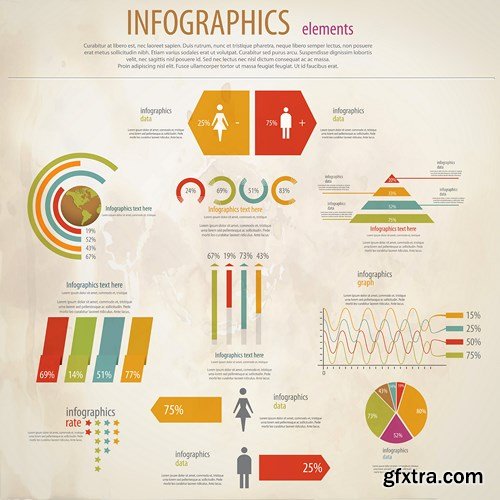 Infographics Elements #17 - 25 EPS